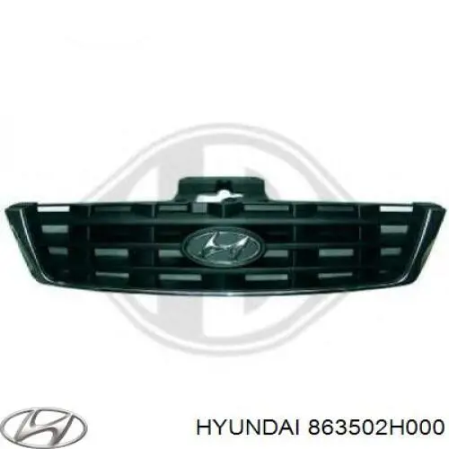 Parrilla Hyundai Elantra 