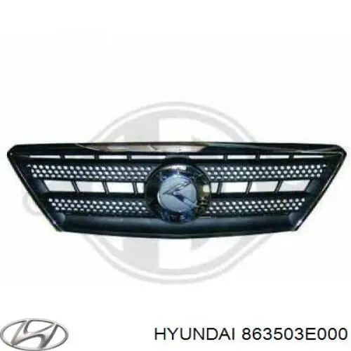 863503E000 Hyundai/Kia panal de radiador