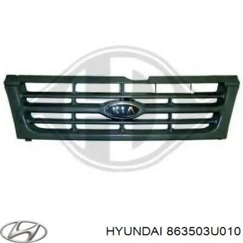 Rejilla delantera Hyundai/Kia 863503U010 precio, desde 143,82 EUR