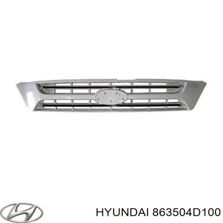 863504D100 Hyundai/Kia panal de radiador