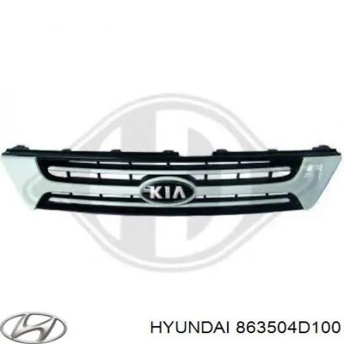 Calandra para KIA Carnival III VQ