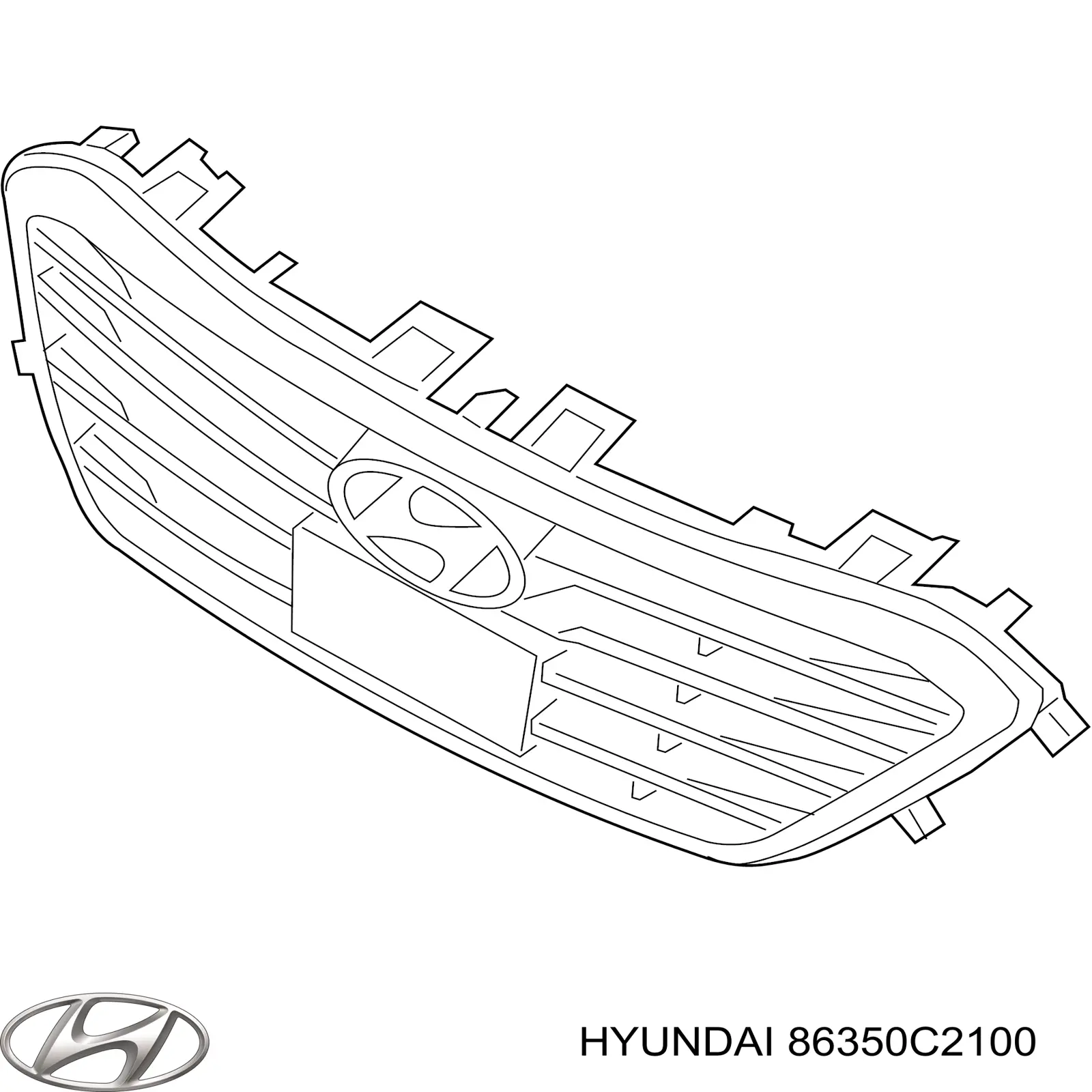 Parrilla Hyundai Sonata Hyundai Sonata (LF) 