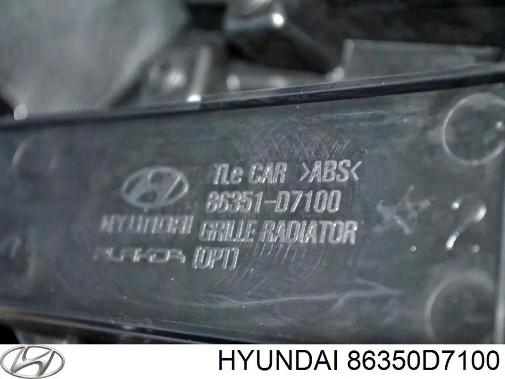 Rejilla delantera Hyundai/Kia 86350D7100 precio, desde 114,87 EUR