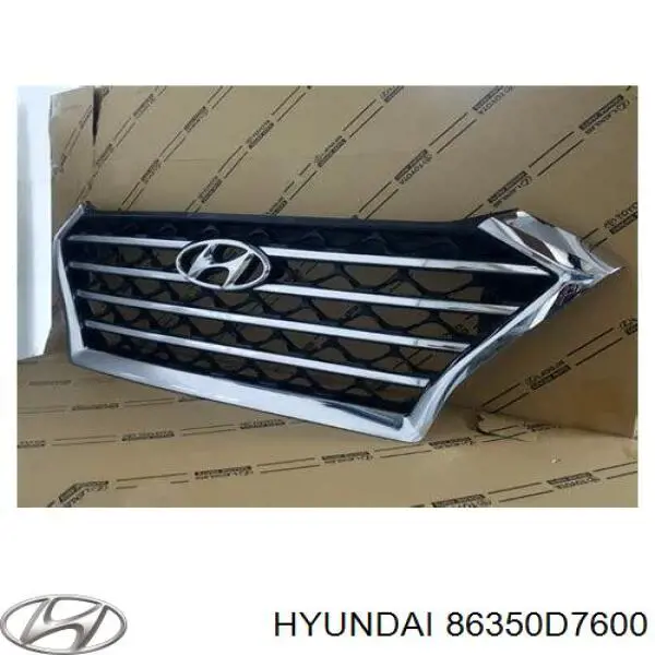 Comprar 86350D7600FFF Hyundai/Kia Rejilla frontal