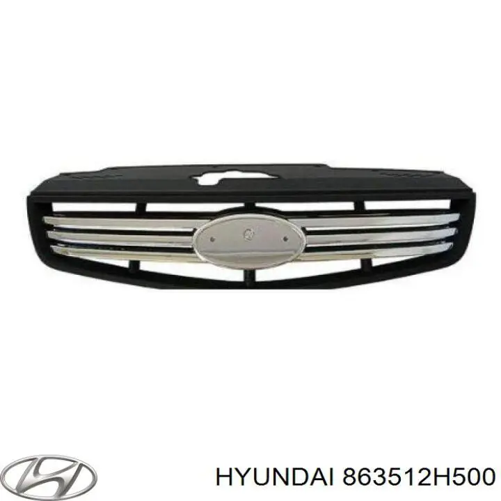 Parrilla Hyundai Elantra HD