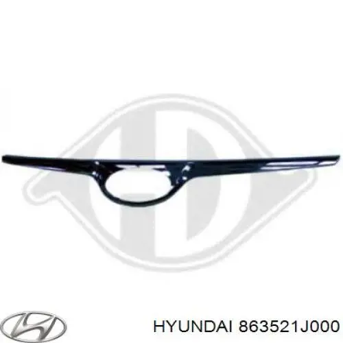 Superposicion (Molde) De Rejilla Del Radiador para Hyundai I20 (PB)