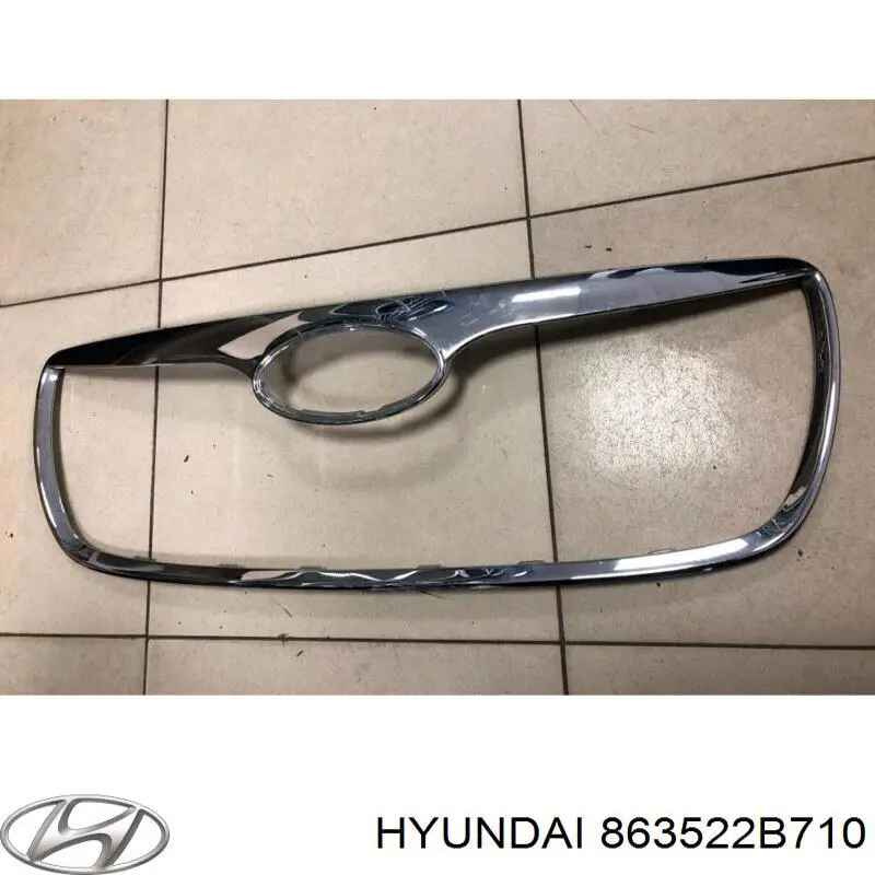 Moldura de rejilla de radiador para Hyundai Santa Fe (CM)