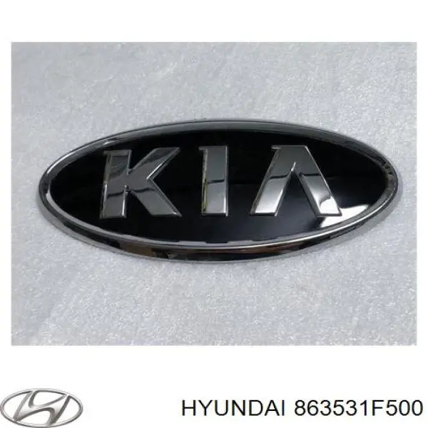 863531F500 Hyundai/Kia emblema de tapa de maletero