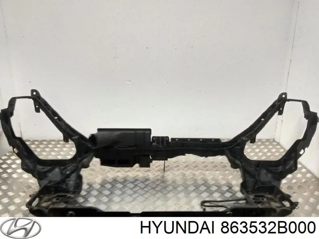 Cubierta del panel frontal (Calibrador De Radiador) Superior para Hyundai Santa Fe (CM)