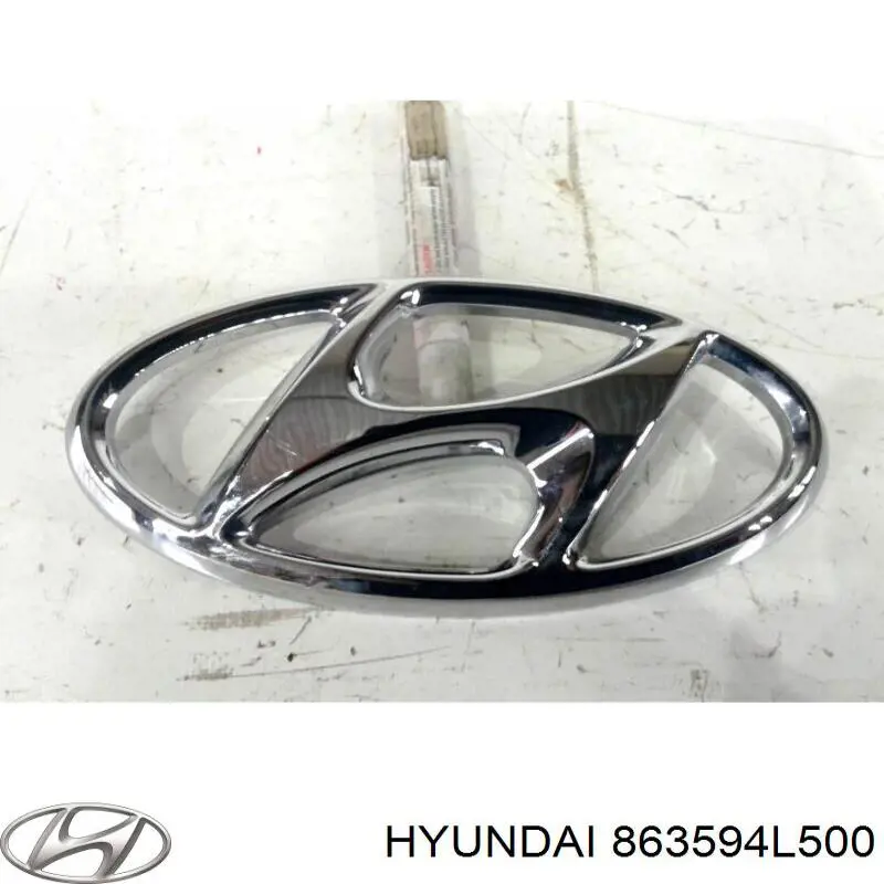 863594L500 Hyundai/Kia logotipo del radiador i
