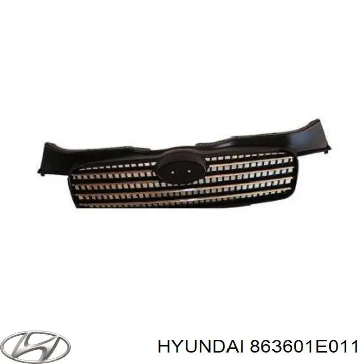 863601E011 Hyundai/Kia panal de radiador