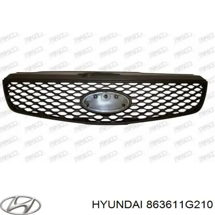 Rejilla delantera Hyundai/Kia 863611G210 precio, desde 37,46 EUR