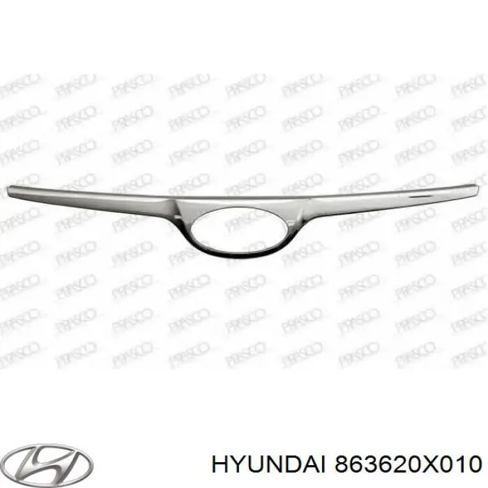 863620X010 Hyundai/Kia rejilla de radiador