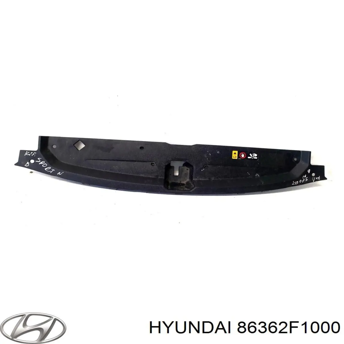 86362F1000 Hyundai/Kia Cubierta superior del panel frontal (soporte del radiador)