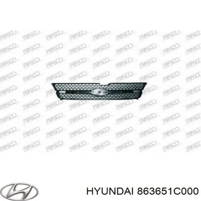Comprar 863651C000 Hyundai/Kia Rejilla frontal