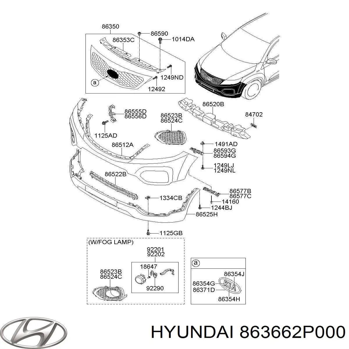 863662P000 Hyundai/Kia