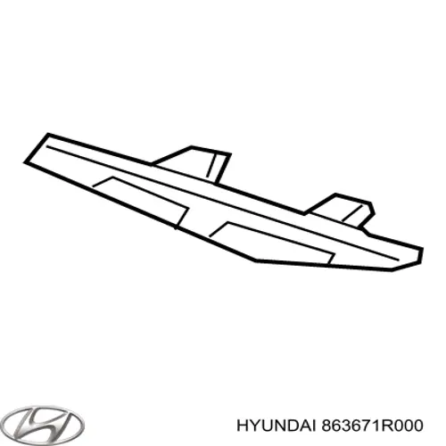 863671R000 Hyundai/Kia soporte de parrilla del radiador