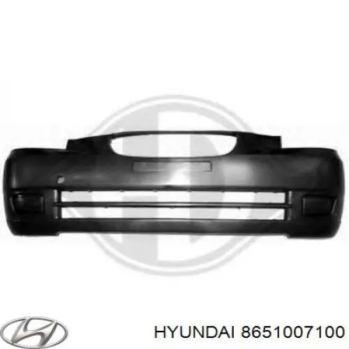 8651007100 Hyundai/Kia paragolpes delantero