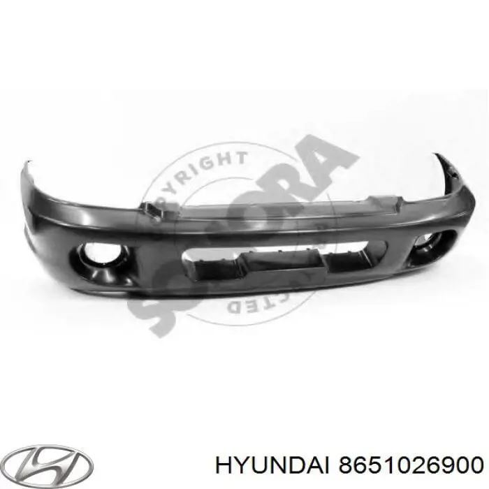 8651026900 Hyundai/Kia paragolpes delantero