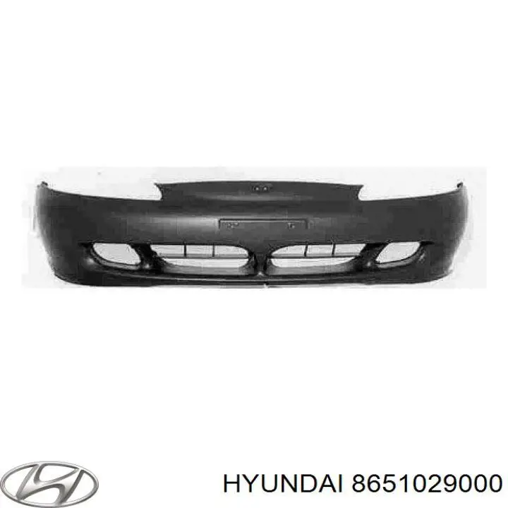 8651029000 Hyundai/Kia paragolpes delantero