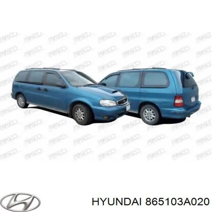 Comprar 865103A020 Hyundai/Kia Defensa delantera