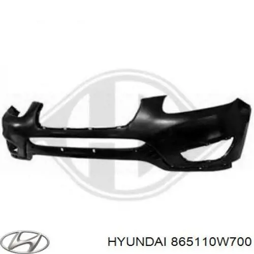865110W700 Hyundai/Kia paragolpes delantero