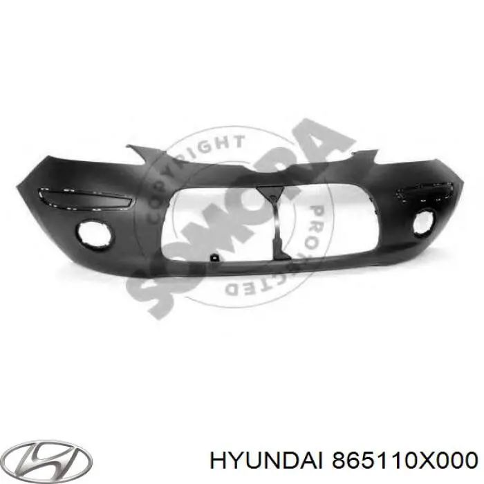 865110X000 Hyundai/Kia paragolpes delantero
