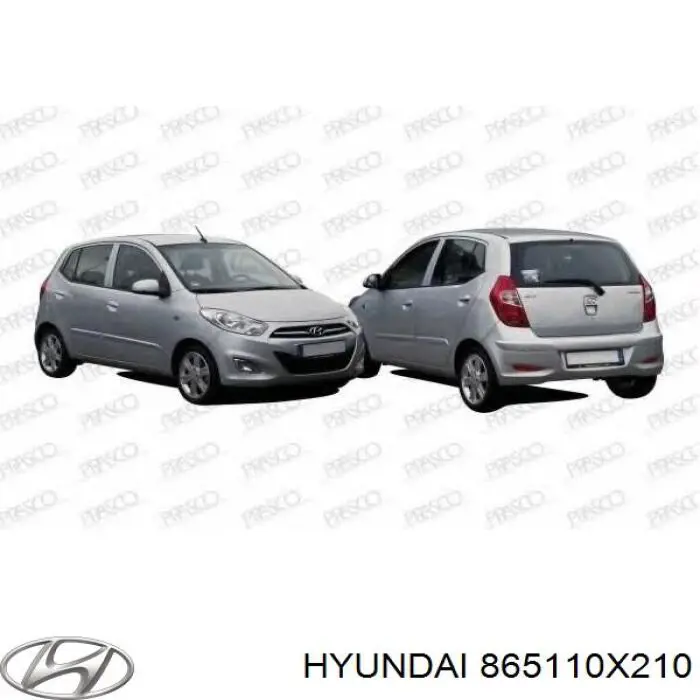 Comprar 865110X210 Hyundai/Kia Defensa delantera