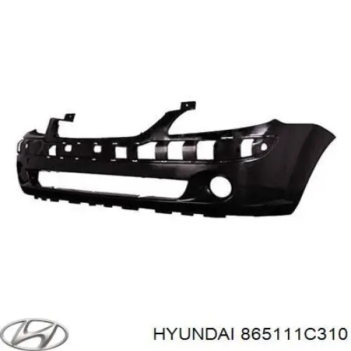 865111C310 Hyundai/Kia paragolpes delantero