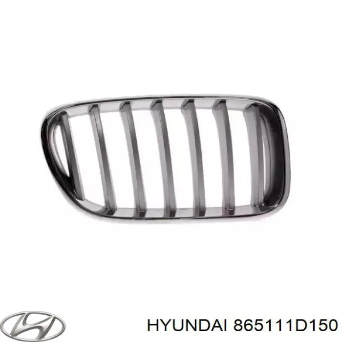865111D150 Hyundai/Kia Paragolpes delantero