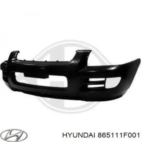 865111F001 Hyundai/Kia paragolpes delantero
