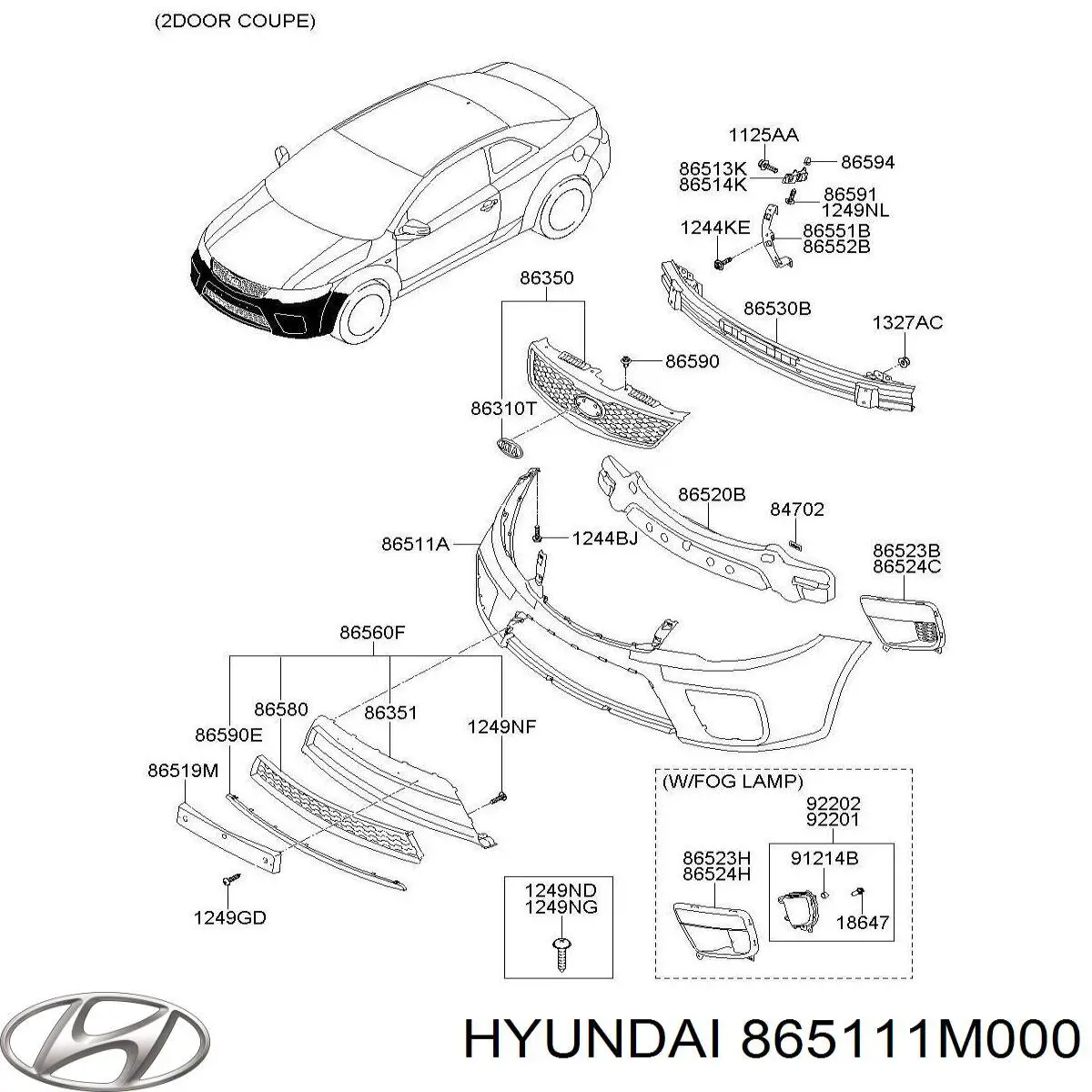 Comprar Paragolpes KIA Cerato II TD
