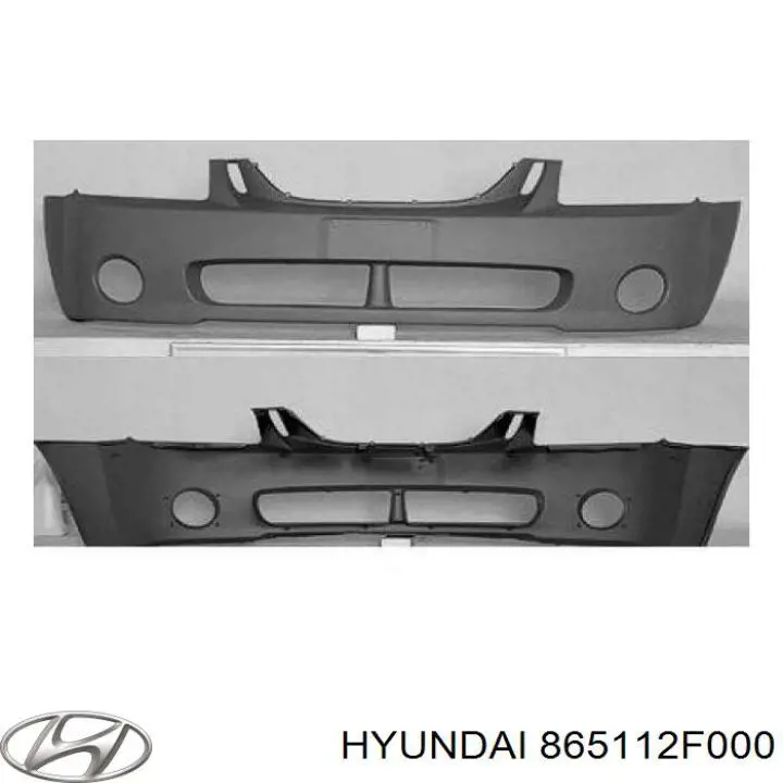 865112F000 Hyundai/Kia paragolpes delantero