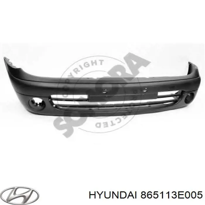 865113E005 Hyundai/Kia parachoques delantero