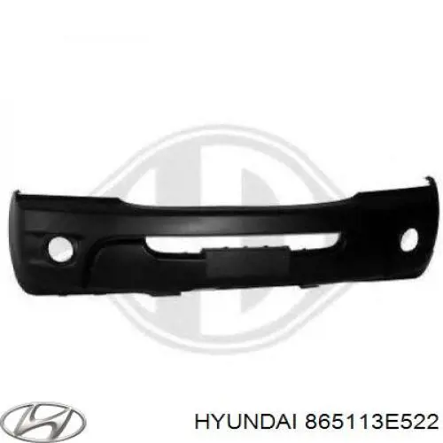 865113E522 Hyundai/Kia paragolpes delantero
