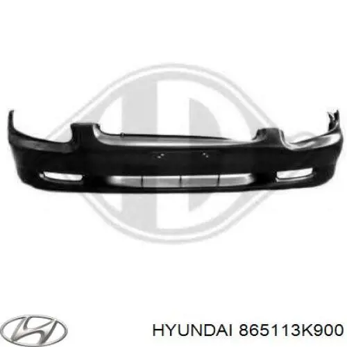 865113K900 Hyundai/Kia paragolpes delantero