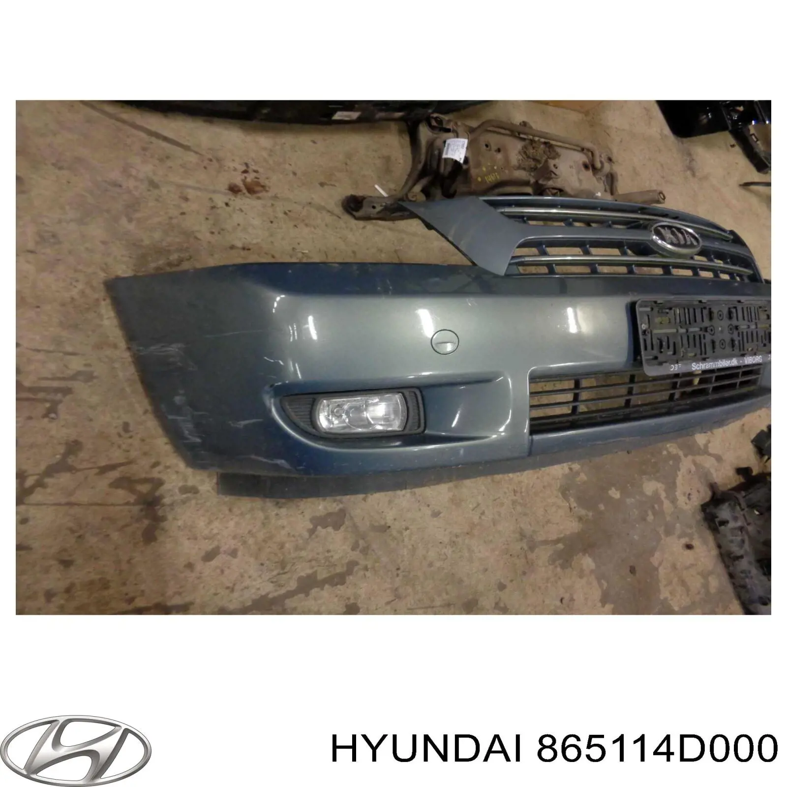 865104D500 Hyundai/Kia paragolpes delantero