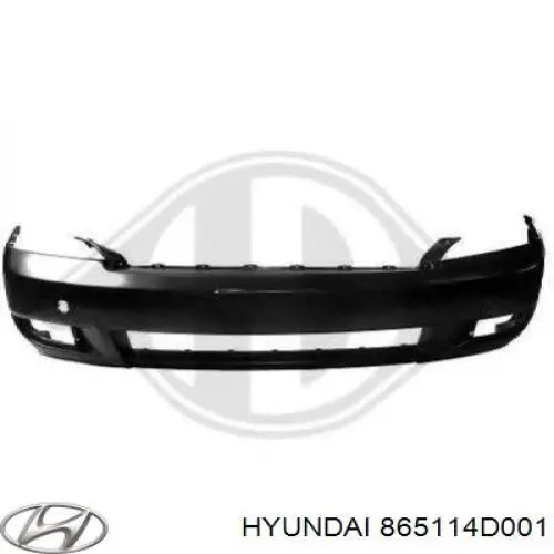 865114D001 Hyundai/Kia paragolpes delantero