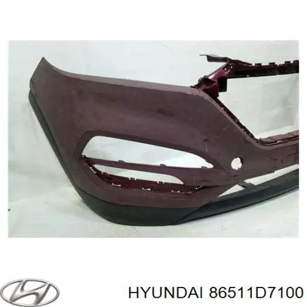 86511D7100 Hyundai/Kia paragolpes delantero