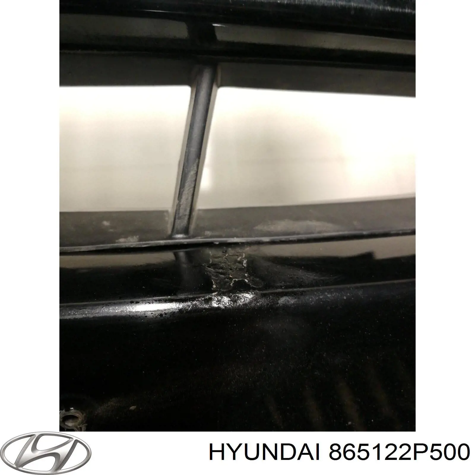 Parachoques delantero, parte inferior 865122P500 Hyundai/Kia