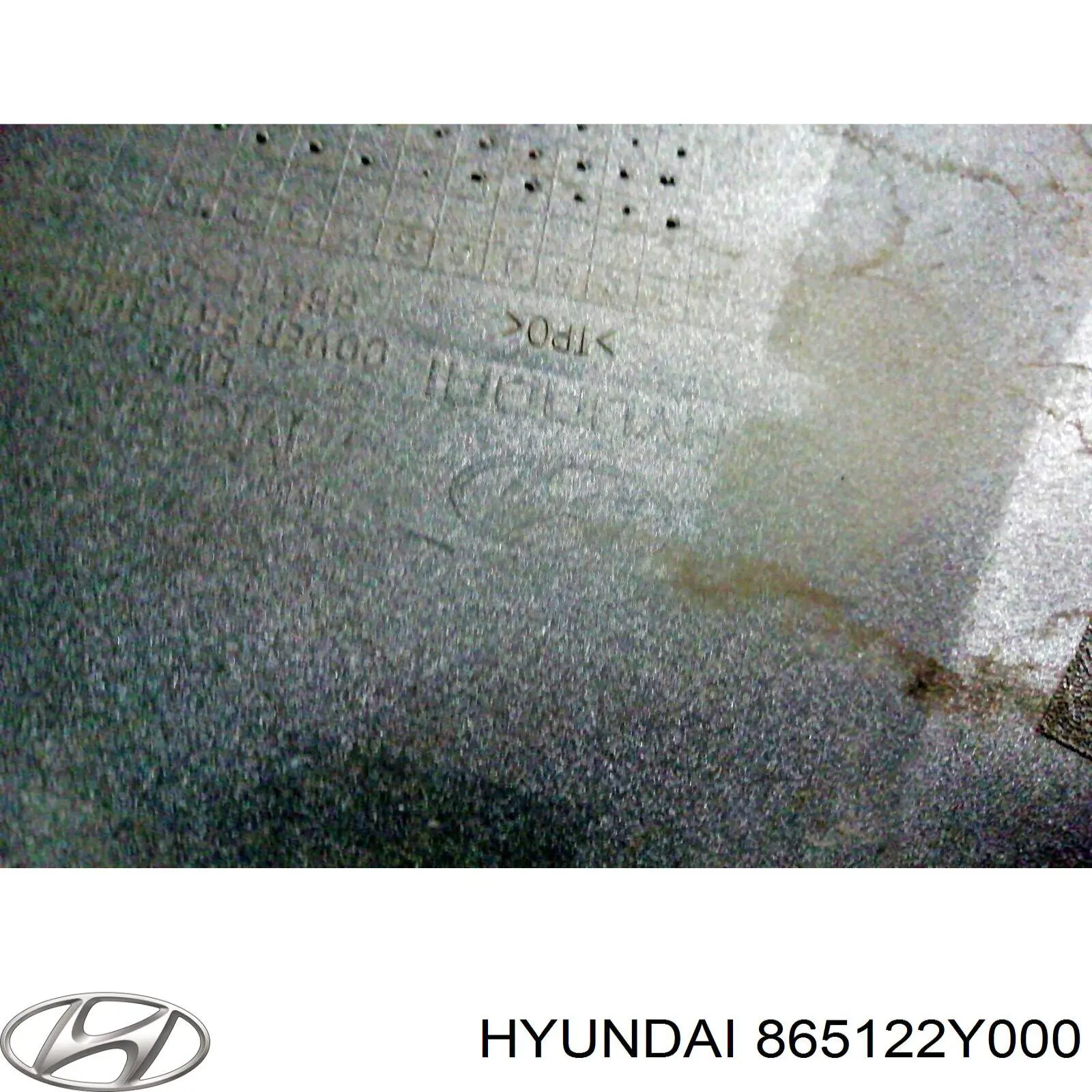 Listón embellecedor/protector, parachoques delantero Hyundai/Kia 865122Y000