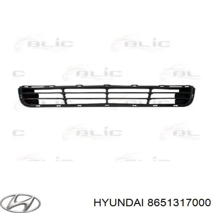 Rejilla de ventilación, parachoques trasero, derecha para Hyundai Matrix (FC)