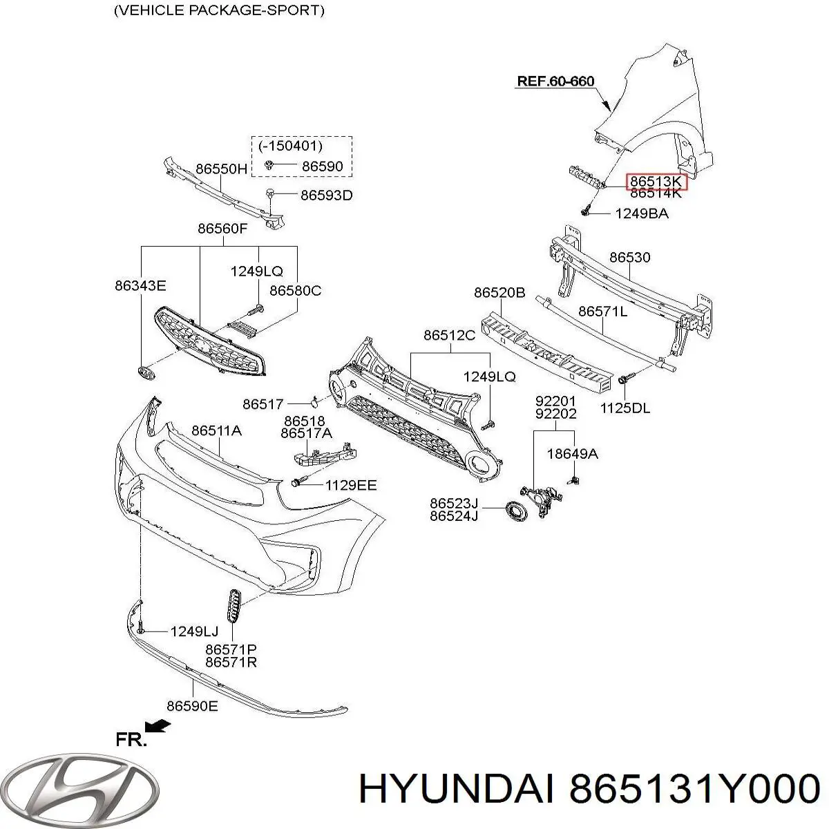 865131Y000 Hyundai/Kia