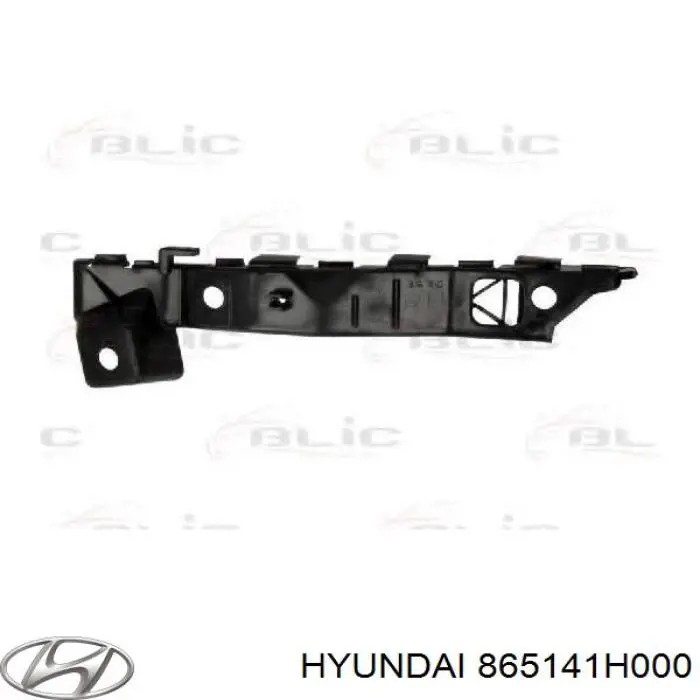 Comprar 865141H000 Hyundai/Kia Soporte exterior derecho del parachoques delantero