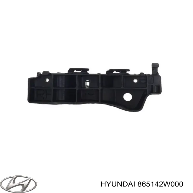 865142W000 Hyundai/Kia soporte de parachoques delantero exterior derecho