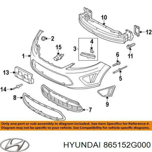 Comprar Tapa del enganche de remolcado delantera KIA Magentis II MG