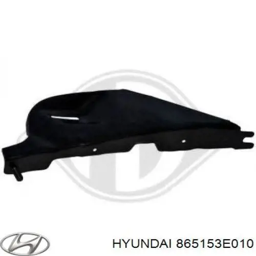 865153E010 Hyundai/Kia soporte de parachoques delantero exterior izquierdo
