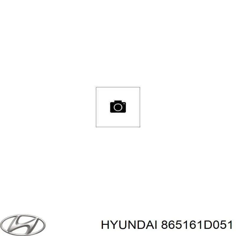 865161D051 Hyundai/Kia rejilla de antinieblas delantera izquierda