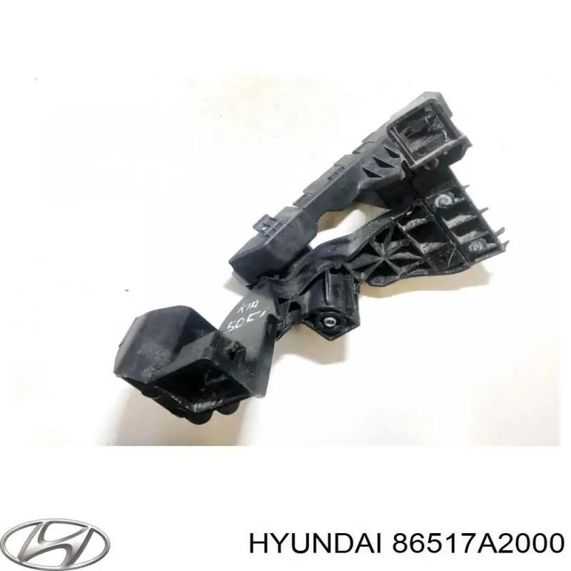 86517A2000 Hyundai/Kia soporte de guía para parachoques delantero, izquierdo