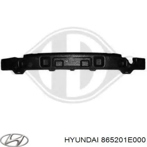 865201E000 Hyundai/Kia absorbente parachoques delantero